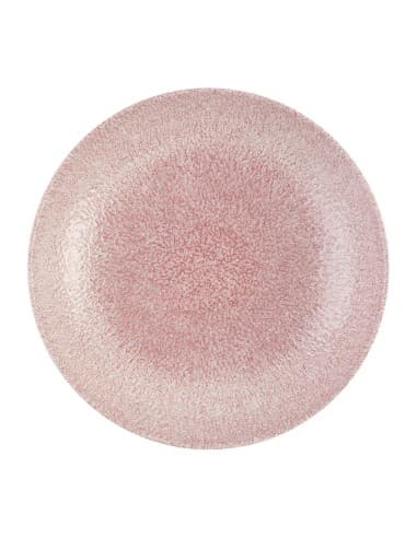 Assiettes coupe ronde Churchill Studio Prints Raku Rose Quartz Pink 182mm (Lot de 12)