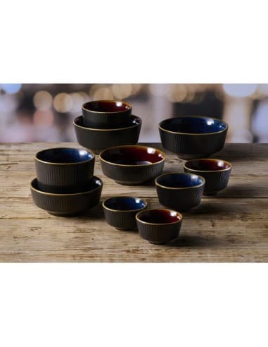 Bols à soupe Churchill Nourish Tokyo Blue Kochi 50 x 115mm (Lot de 12)
