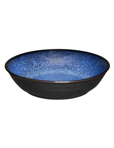 Bols plats Olympia Luna bleu nuit 210 mm (lot de 4)