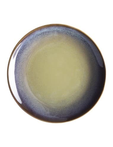 Assiettes plates Olympia Birch aubergine 205mm (lot de 6)