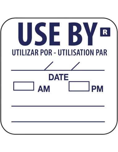 Etiquettes Hygiplas a utiliser avant le (lot de 1000)