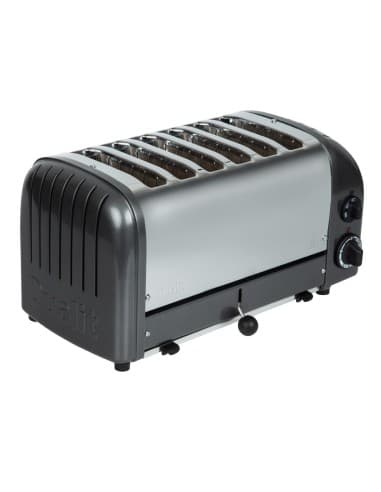Grille-pain 6 tranches anthracite Vario Dualit 60156