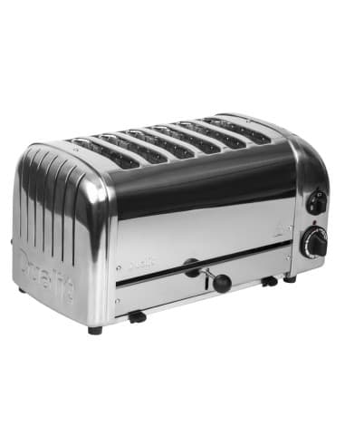 Grille-pain 6 tranches inox Vario Dualit 60165