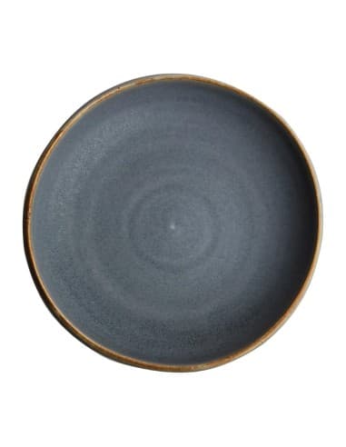 Assiettes creuses calottes bleu granit Olympia Canvas 230mm (lot de 6)