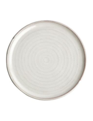 Assiettes plates blanc Murano Olympia Canvas 265mm (lot de 6)