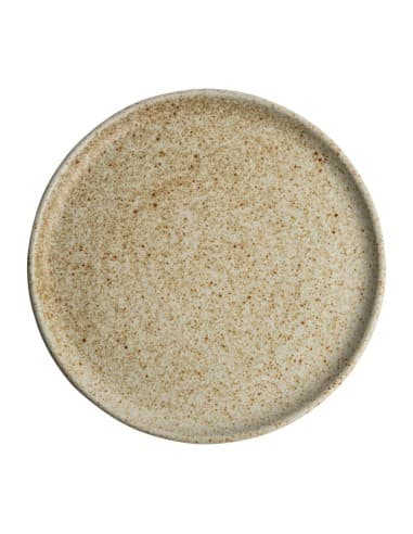 Assiettes plates beige moucheté Olympia Canvas 265mm (lot de 6)