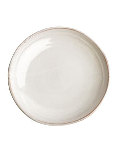 Assiettes creuses calottes blanc Murano Olympia Canvas 230mm (lot de 6)