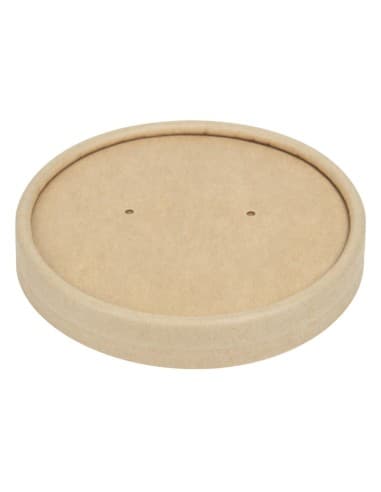 Couvercles pour bols à soupe kraft micro-ondables recyclables Colpac 225ml et 350ml (lot de 500)