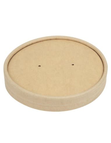 Couvercles pour bols Ă soupe kraft micro-ondables recyclables Colpac 450ml (lot de 500)