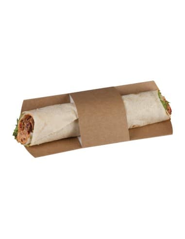 Etuis Ă tortilla kraft compostables Colpac (lot de 1000)