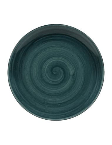 Assiettes rondes Churchill Stonecast Patina Rustic Teal 260mm (Lot de 12)