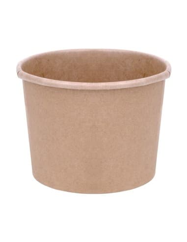 Pots Ă soupe compostables en PLA Fiesta Compostable 98 mm - 34 cl (x500)