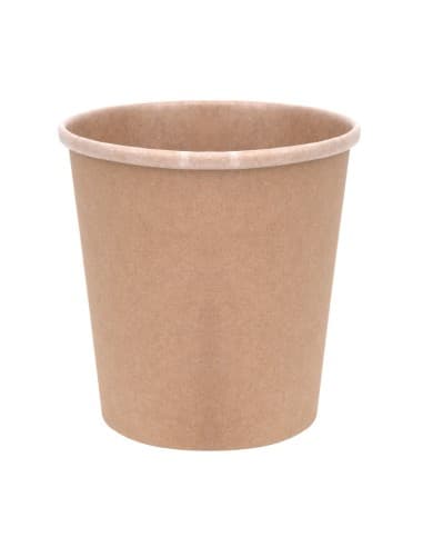 Pots Ă soupe compostables en PLA Fiesta Compostable 98 mm - 45,4 cl (x500)