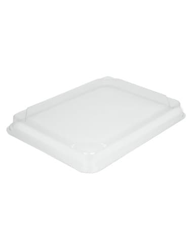 Couvercles PET recyclables pour plateaux Bento Faerch 263 x 201 mm (lot de 90)
