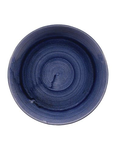 Assiettes rondes Churchill Stonecast Patina Cobalt 260mm (Lot de 12)