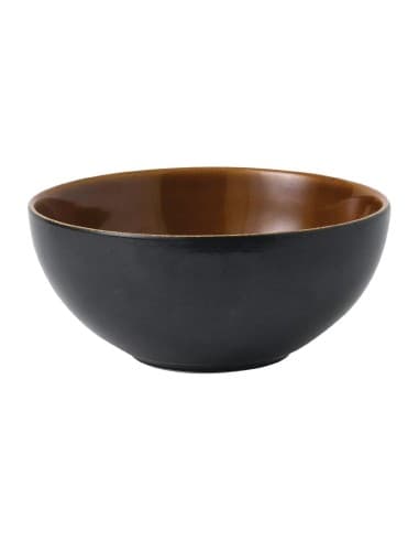 Bols à nouilles Churchill Nourish Black Onyx deux tons 183mm (lot de 6)