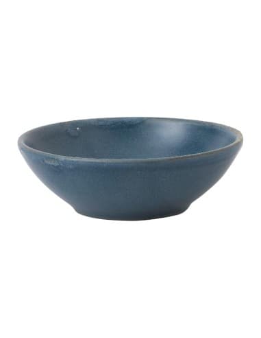 Bols à soupe peu profonds Churchill Super Vitrified Nourish Oslo Blue 260ml (lot de 12)