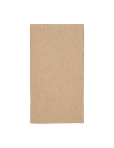 Serviettes snacking recyclées 2 plis pliage 1/8 Fiesta Recyclable 330mm kraft (lot de 2000)