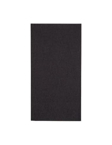 Serviettes dîner 2 plis format 1/8 Fiesta Recyclable 400mm noires (lot de 2000)