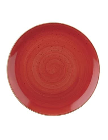 Assiettes rondes Churchill Stonecast Berry Red Evolve 323mm (lot de 6)