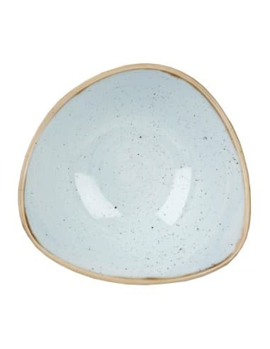 Bols triangulaires Churchill Stonecast Duck Egg Lotus 153mm (lot de 12)