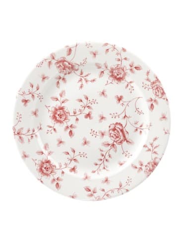 Assiettes Churchill Rose Chintz Cranberry 276mm (lot de 6)