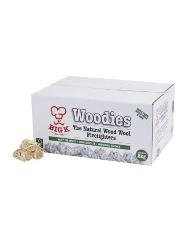 Allume-feu en laine de bois naturel Big K Woodies 2Kg
