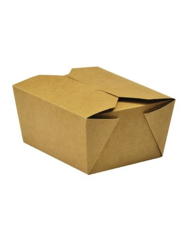 Boîtes alimentaires en carton compostable Vegware No.1 700ml (lot de 450)
