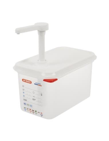 Distributeur de sauce à pompe Araven GN 1/4