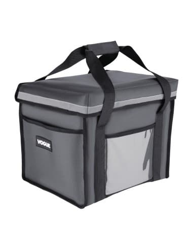 Sac de livraison isotherme pliant Vogue gris 305 x 380 x 380 mm