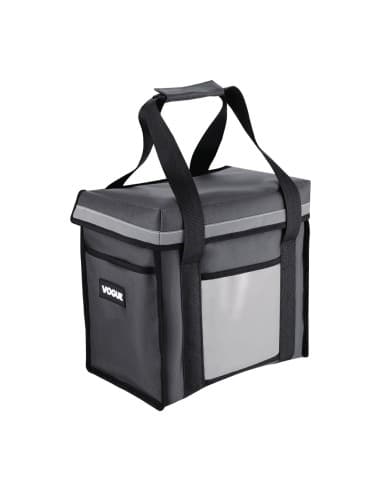 Sac de livraison isotherme chargement par le haut Vogue gris 330 x 230 x 330 mm