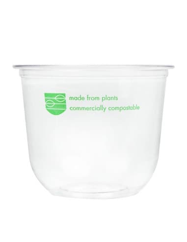Pots Deli en PLA compostables série 96 Vegware 340ml (lot de 1000)