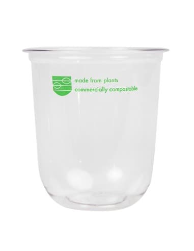 Pots Deli en PLA compostables série 96 Vegware 454ml (lot de 1000)