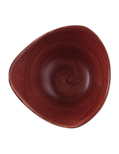 Bols triangulaires Churchill Stonecast Patina Red Rust 152mm (Lot de 12)