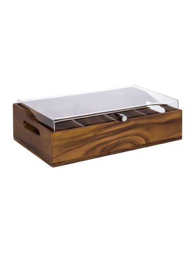 Range-couverts avec couvercle APS 510 x 280 mm