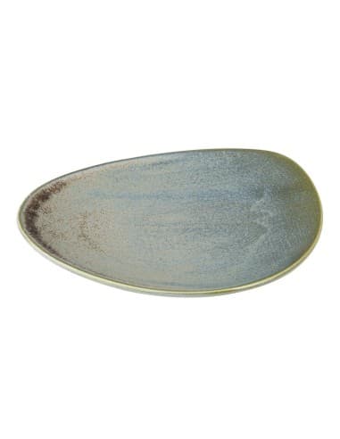 Assiettes Triangulaires Olympia Ember Blue 250mm (lot de 6)