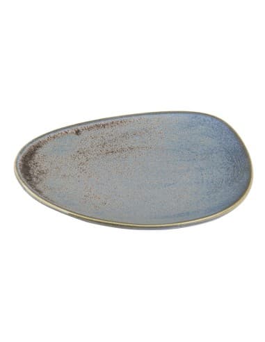 Assiettes Triangulaires Olympia Ember Blue 308mm (lot de 4)