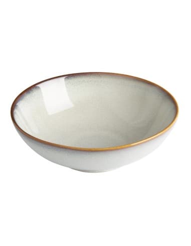 Bols évasés Olympia Drift gris uni 205mm (lot de 4)