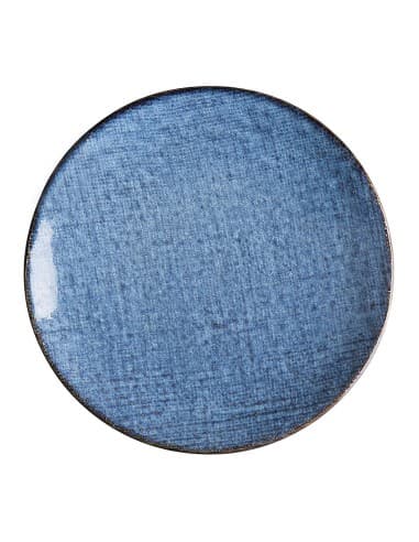 Assiettes plates Olympia Denim Blue 230mm (lot de 6)