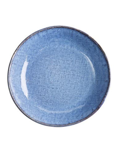 Bols plats Olympia Denim Blue 220mm (lot de 6)