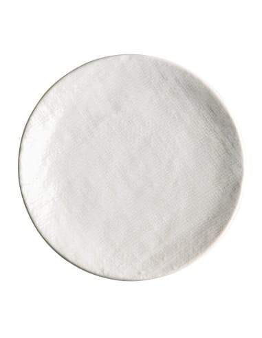 Assiettes plates Olympia Denim White 230mm (lot de 6)