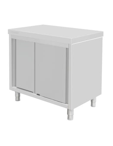 Armoire sur pieds en acier inoxydable Vogue 900x900x600mm