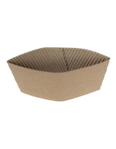 Bagues antichaleur pour gobelets 227ml Fiesta Recyclable (lot de 1 000)