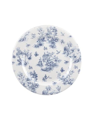 Assiettes plates Churchill Toile Prague 305mm (Lot de 6)