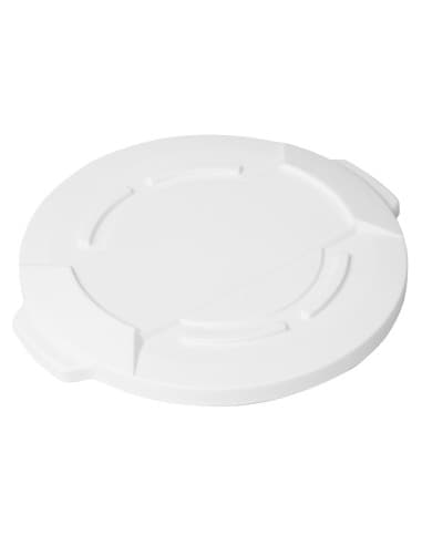 Couvercle pour conteneur rond blanc Vogue 38L