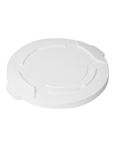 Couvercle pour conteneur rond blanc Vogue 76L