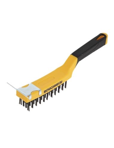 Brosse pour gril avec racloir Roughneck
