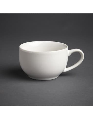 Tasses à café Olympia blanches 228ml (lot de 12)