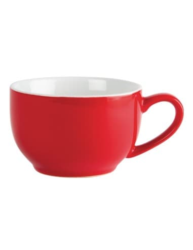 Tasses à café Olympia rouges 228ml (Lot de 12)