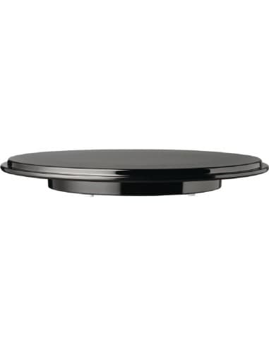 Plat à gùteau en mélamine APS Pure noir